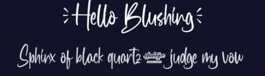 Hello Blushing by Noah Type — Script Handwritten Font — thumbnail 2