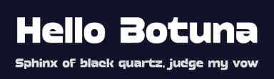 Hello Botuna by Dani Irawan — Sans Serif Font — thumbnail 2