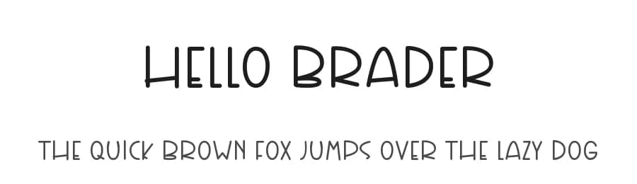 Hello Brader by ONG Type — Script Handwritten Font — preview 1