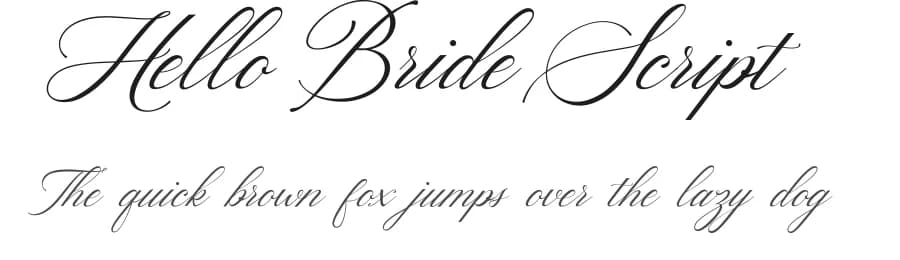 Hello Bride Script by 50Fox Studio — Script Handwritten Font