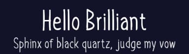 Hello Brilliant by Md Shohail Bhuian — Script Handwritten Font — thumbnail 2