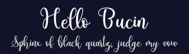 Hello Bucin by Sealoung — Script Handwritten Font — thumbnail 2