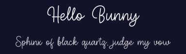 Hello Bunny by Nirmala Creative — Script Handwritten Font — thumbnail 2