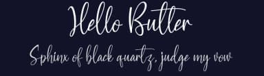 Hello Butter by Scratchones — Script Handwritten Font — thumbnail 2
