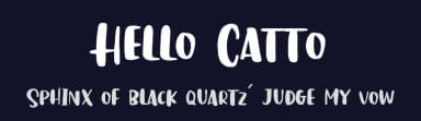 Hello Catto by DM Letter Studio - Dimas Prasetyo — Script Handwritten Font — thumbnail 2