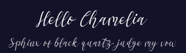 Hello Chamelia by Letterena Studios — Script Handwritten Font — thumbnail 2