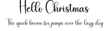 Hello Christmas by Harlek Studio — Script Handwritten Font — thumbnail 1