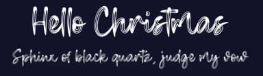 Hello Christmas by font3 — Script Handwritten Font — thumbnail 2