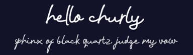 Hello Churly by Beta Dine — Script Handwritten Font — thumbnail 2