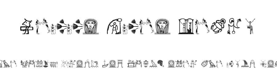 Hello Cleo Petra by Manfred Klein — Dingbats Font