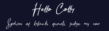 Hello Colly by Eddy Goodboy — Script Handwritten Font — thumbnail 2