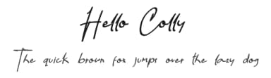 Hello Colly by Eddy Goodboy — Script Handwritten Font — thumbnail 1