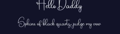 Hello Daddy by Harlek Studio — Script Handwritten Font — thumbnail 2