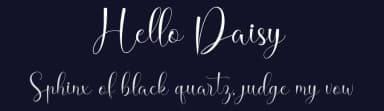 Hello Daisy by Naharstd — Script Handwritten Font — thumbnail 2