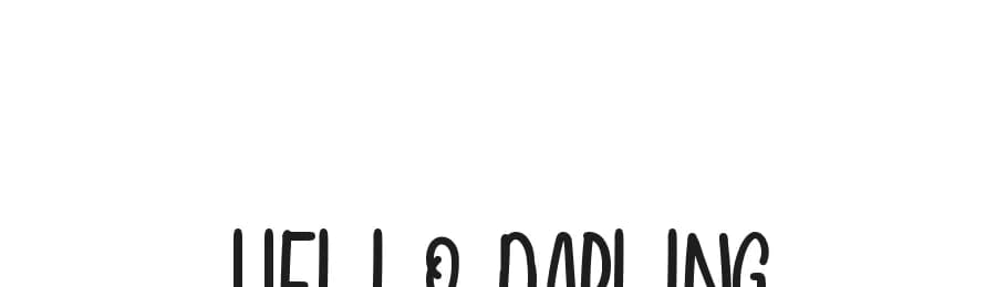 Hello Darling by Andang Prasetyo — Script Handwritten Font