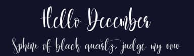 Hello December by Scratchones — Script Handwritten Font — thumbnail 2