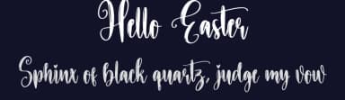 Hello Easter by Scratchones — Script Handwritten Font — thumbnail 2