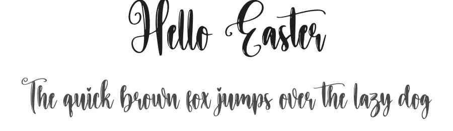 Hello Easter by Scratchones — Script Handwritten Font