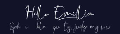 Hello Emillia by Rochart Studio — Script Handwritten Font — thumbnail 2