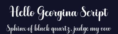 Hello Georgina Script by LetterFreshStudio — Script Handwritten Font — thumbnail 2