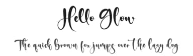 Hello Glow by Letterena Studios — Script Handwritten Font — thumbnail 1