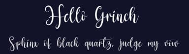 Hello Grinch by Scratchones — Script Handwritten Font — thumbnail 2