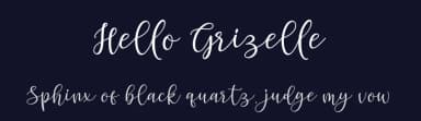 Hello Grizelle by Beautypes — Script Handwritten Font — thumbnail 2