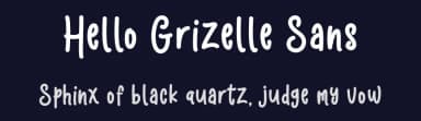 Hello Grizelle Sans by Beautypes — Script Handwritten Font — thumbnail 2
