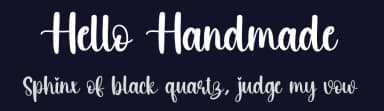 Hello Handmade by Scratchones — Script Handwritten Font — thumbnail 2