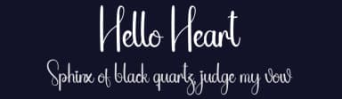 Hello Heart by Scratchones — Script Handwritten Font — thumbnail 2
