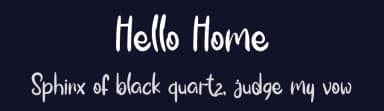 Hello Home by FreshtypeINK — Script Handwritten Font — thumbnail 2
