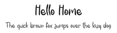 Hello Home by FreshtypeINK — Script Handwritten Font — thumbnail 1