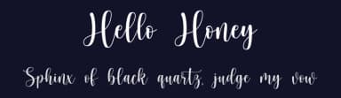 Hello Honey by Ef Studio — Script Handwritten Font — thumbnail 2