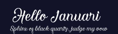 Hello Januari by Muhammad Akbar — Script Handwritten Font — thumbnail 2