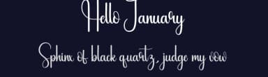 Hello January by Andi Moz — Script Handwritten Font — thumbnail 2