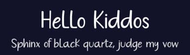 Hello Kiddos by UI Creative — Script Handwritten Font — thumbnail 2