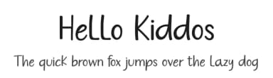 Hello Kiddos by UI Creative — Script Handwritten Font — thumbnail 1