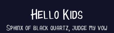 Hello Kids by Illushvara — Script Handwritten Font — thumbnail 2