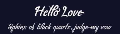 Hello Love by Shaped Fonts — Script Handwritten Font — thumbnail 2