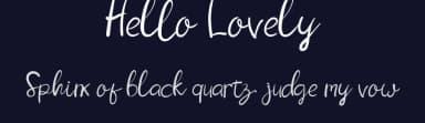Hello Lovely by K_IN Studio — Script Handwritten Font — thumbnail 2
