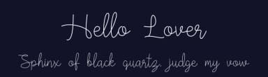 Hello Lover by skillyasstudio.com — Script Handwritten Font — thumbnail 2