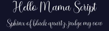 Hello Mama Script by Nurul Kamal — Script Handwritten Font — thumbnail 2