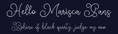 Hello Marisca Sans by RantautypeStudio — Script Handwritten Font — thumbnail 2