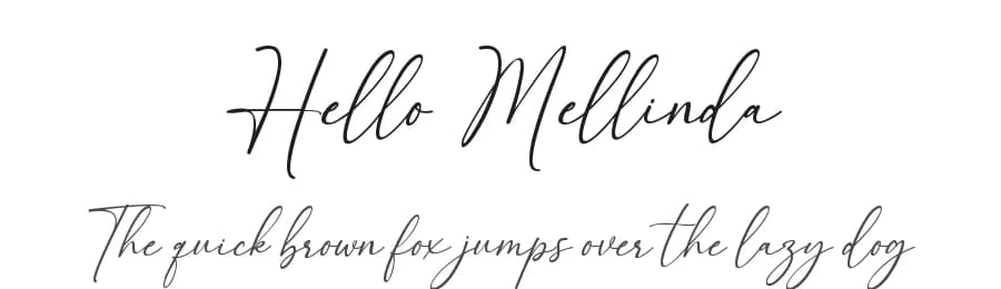 Hello Mellinda by MJB Letters — Script Handwritten Font