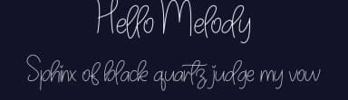 Hello Melody by Andi Moz — Script Handwritten Font — thumbnail 2