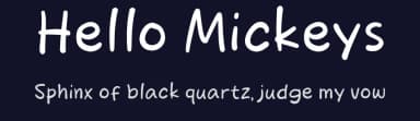 Hello Mickeys by Khurasan — Script Handwritten Font — thumbnail 2