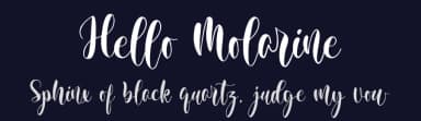 Hello Molarine by Zeenesia Studio — Script Handwritten Font — thumbnail 2