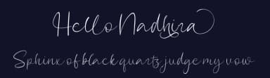 Hello Nadhira by Paily Studio — Script Handwritten Font — thumbnail 2