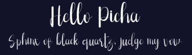 Hello Picha by Inermedia Studio — Script Handwritten Font — thumbnail 2