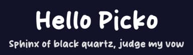 Hello Picko by Origin Type — Script Handwritten Font — thumbnail 2
